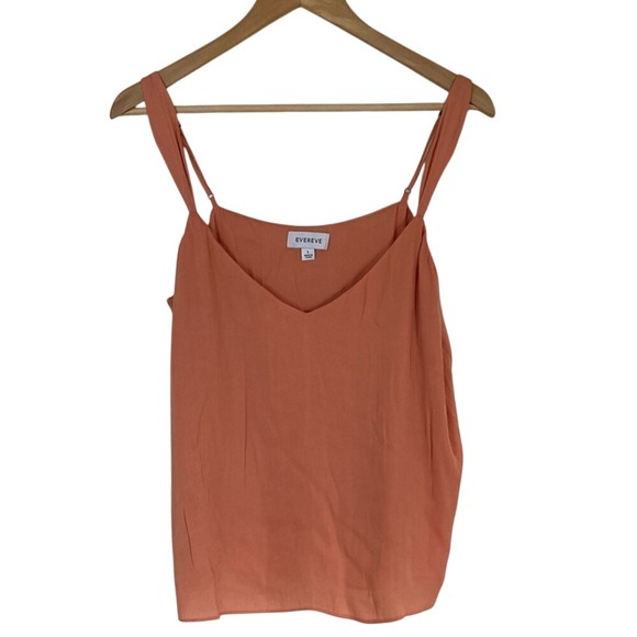 Evereve Tops - Evereve Women's Orange Camisole‎ Tank Top Size Large Summer Career Feminine